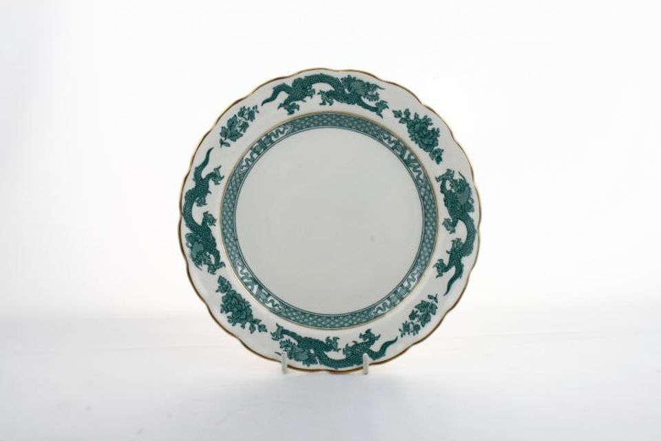 Booths Dragon - Turquoise - Gold Edge Tea / Side Plate 6"