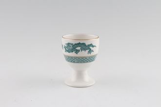 Booths Dragon - Turquoise - Gold Edge Egg Cup