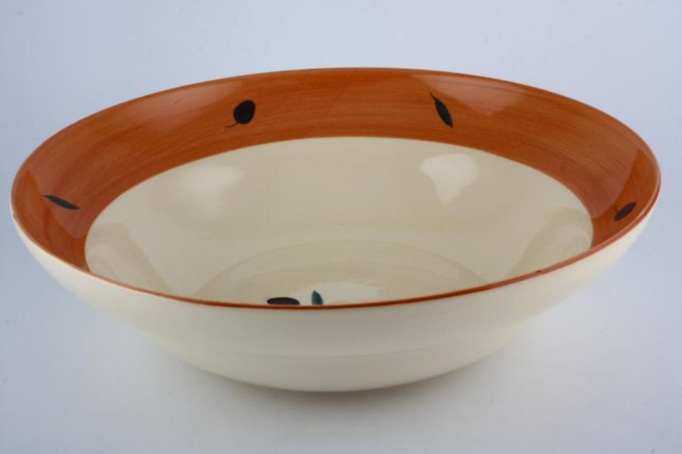 Poole Fresco - Terracotta Serving Bowl Shades may vary 12 1/2"