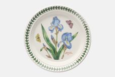 Portmeirion Botanic Garden Salad/Dessert Plate Iridaceae Douglasiana - Iris - named 8 1/2" thumb 1