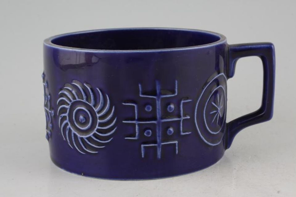 Portmeirion Totem Blue Breakfast Cup 4" x 2 1/2"