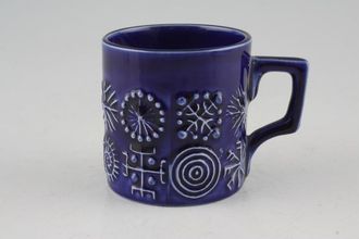 Sell Portmeirion Totem Blue Coffee/Espresso Can 2 1/4" x 2 3/8"