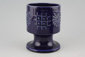 Portmeirion Totem Blue Goblet Footed 3 3/4" x 4 3/4"