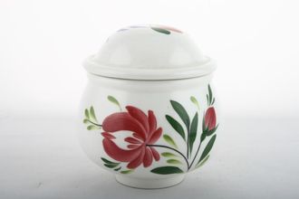 Portmeirion Welsh Dresser Sugar Bowl - Lidded (Tea) Pink Flowers 3 1/4" x 3"