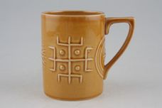 Portmeirion Totem Brown Coffee Cup 2 3/8" x 3 1/8" thumb 1