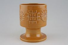 Portmeirion Totem Brown Goblet Footed 3 5/8" x 4 3/4" thumb 1