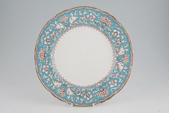Crown Staffordshire Ellesmere - Turquoise Dinner Plate