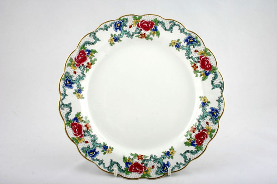 Booths Floradora Dinner Plate Size may vary 10 1/2"