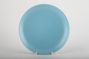 Poole Twintone Dove Grey and Sky Blue Breakfast / Lunch Plate