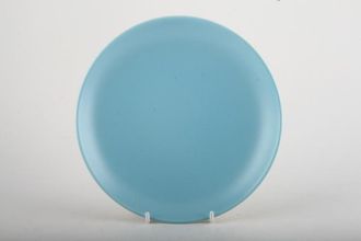Poole Twintone Dove Grey and Sky Blue Salad/Dessert Plate 8 1/8"