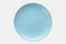 Poole Twintone Dove Grey and Sky Blue Tea / Side Plate 7" thumb 1
