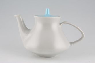 Sell Poole Twintone Dove Grey and Sky Blue Teapot Long Spout 2pt