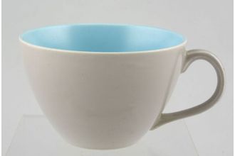 Sell Poole Twintone Dove Grey and Sky Blue Teacup 3 1/2" x 2 3/8"
