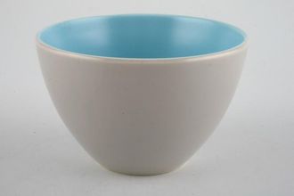 Sell Poole Twintone Dove Grey and Sky Blue Sugar Bowl - Open (Tea) 4"