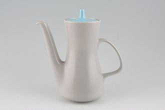 Sell Poole Twintone Dove Grey and Sky Blue Coffee Pot Long spout 1 1/2pt