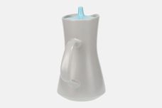 Poole Twintone Dove Grey and Sky Blue Hot Water Jug 1pt thumb 2