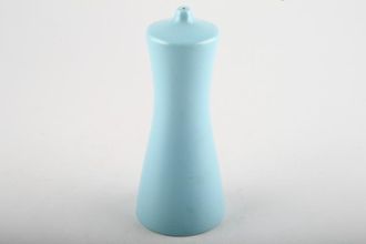 Sell Poole Twintone Dove Grey and Sky Blue Salt Pot Tall 5 1/4"
