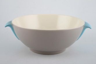 Sell Poole Twintone Dove Grey and Sky Blue Vegetable Tureen Base Only 9 3/4"