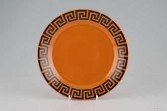 Portmeirion Greek Key - Orange + Black Tea / Side Plate 7"
