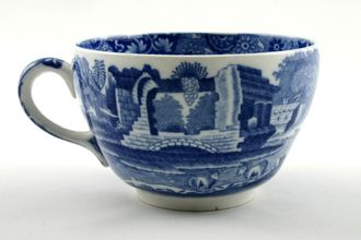 Spode Blue Italian (Copeland Spode) Teacup Rounded handle 3 1/2" x 2 1/4"