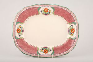 Masons Madrigal - Red Oblong Plate