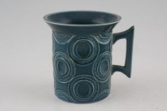 Portmeirion Jupiter - Pewter Blue Coffee Cup 3" x 3 1/4"
