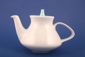 Poole Twintone Seagull and Ice Green Teapot