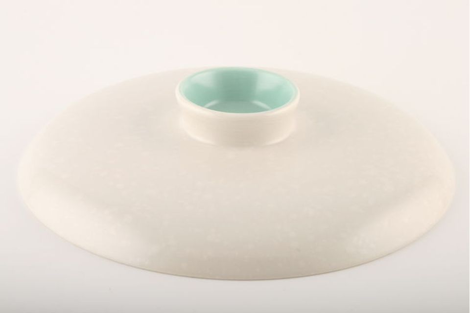 Poole Twintone Seagull and Ice Green Vegetable Tureen Lid Only Seagull lid, Ice Green handle - for 10 1/4" base