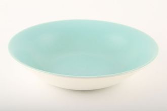 Sell Poole Twintone Seagull and Ice Green Soup / Cereal Bowl Matt Glaze - no rim 7 5/8"