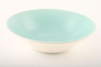 Sell Poole Twintone Seagull and Ice Green Soup / Cereal Bowl Matt Glaze - No Rim 6 3/8"