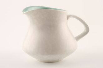 Sell Poole Twintone Seagull and Ice Green Milk Jug 4" tall - rounded 1/2pt
