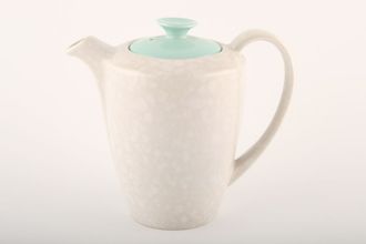 Poole Twintone Seagull and Ice Green Coffee Pot 1pt