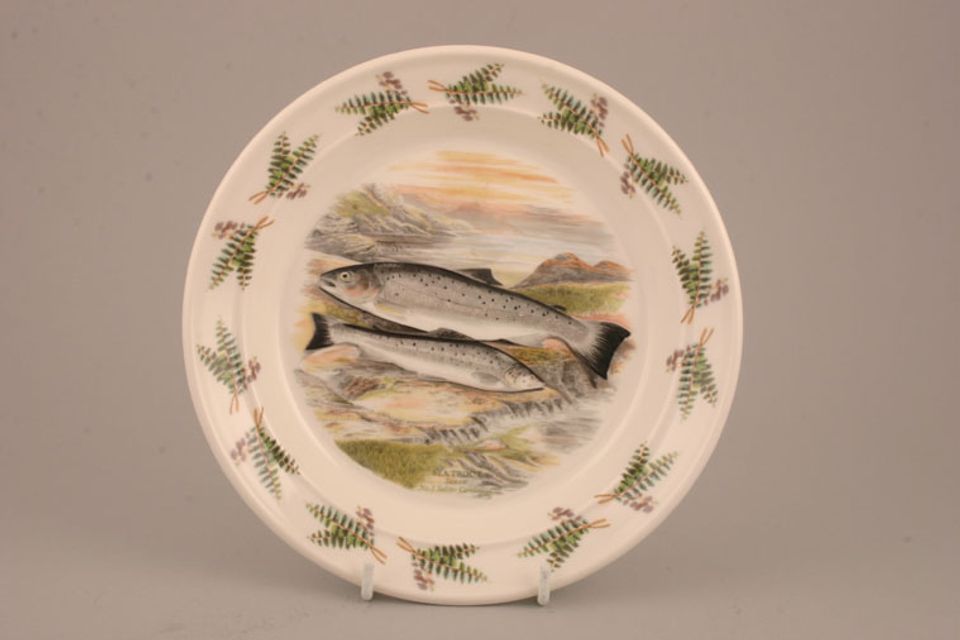 Portmeirion Compleat Angler - The Tea / Side Plate Sea Trout - Sewen Salmo Cambricus 7 1/4"