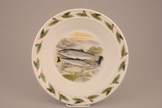 Portmeirion Compleat Angler - The Rimmed Bowl Sewen - Welsh Sea Trout - Salmo Cambricus 8 1/2"