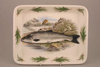 Portmeirion Compleat Angler - The Lasagne Dish Salmon - Salmo Salar 12 1/4" x 9 5/8" x 1 3/4"