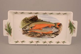 Portmeirion Compleat Angler - The Serving Tray Alpine Char - Salmo Alpinus - Torgoch - Salmo Perisii - Handled 14 1/2" x 6 3/4" x 1 3/8"