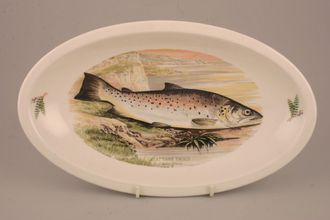 Portmeirion Compleat Angler - The Serving Dish Oval - Great Lake Trout - Salmo Ferox 13 1/8" x 7 3/4" x 1 3/8"