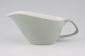 Sell Poole Celadon Green Sauce Boat White inside