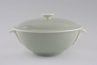 Poole Celadon Green Vegetable Tureen with Lid Handles turn down 7 7/8"