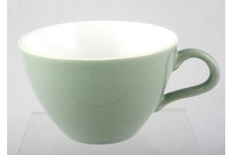Poole Celadon Green Teacup White inside 3 5/8" x 2 1/4"