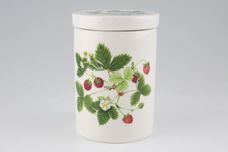 Portmeirion Summer Strawberries Storage Jar + Lid With Ceramic lid 3 1/4" x 4" thumb 1