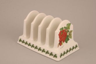 Sell Portmeirion Pomona - Older Backstamps Toast Rack 4 slice - The Red Currant - Grimwoods Royal George - peach 6 1/4" x 4"