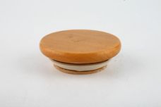 Portmeirion Pomona - Older Backstamps Storage Jar + Lid Grimwoods royal george - Wooden lid 2 3/8" x 2 5/8" thumb 3