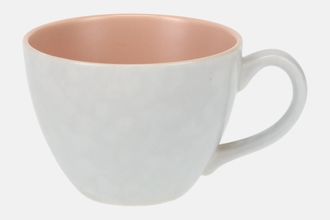 Poole Twintone Seagull and Peach Coffee Cup 2 3/4" x 2 1/8"