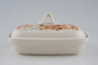 Poole Summer Glory Butter Dish + Lid