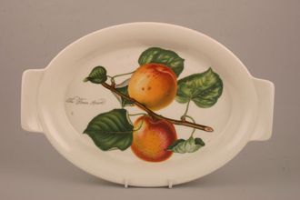 Portmeirion Pomona Serving Dish Shallow - Eared - The Roman Apricot 12 3/4" x 8 1/2"