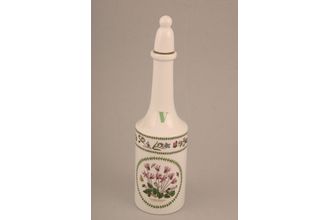 Sell Portmeirion Variations - Botanic Garden Vinegar Bottle + Stopper Cyclamen Repandum - Ivy Leaved Cyclamen - Ceramic lid 8 3/4"