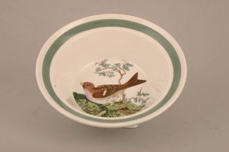 Sell Portmeirion Birds of Britain - Backstamp 2 - Green and Orange Rimmed Bowl Green Band - No Name on bowl - Redpoll 6 1/2"