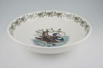 Sell Portmeirion Birds of Britain - Backstamp 2 - Green and Orange Serving Bowl Harlequin Duck 13" x 3"