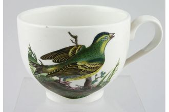 Portmeirion Birds of Britain - Backstamp 2 - Green and Orange Teacup Greenfinch - Redstart 3 1/2" x 2 5/8"
